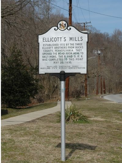 Ellicott's Mills Marker image. Click for full size.