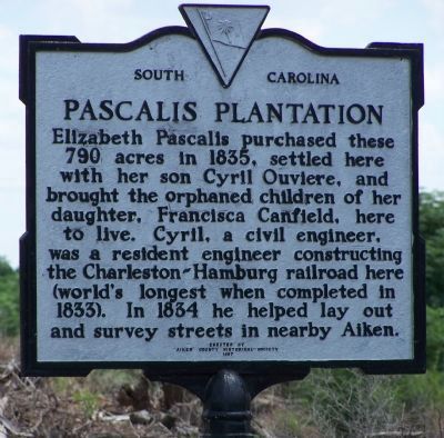 Pascalis Plantation Marker Photo, Click for full size
