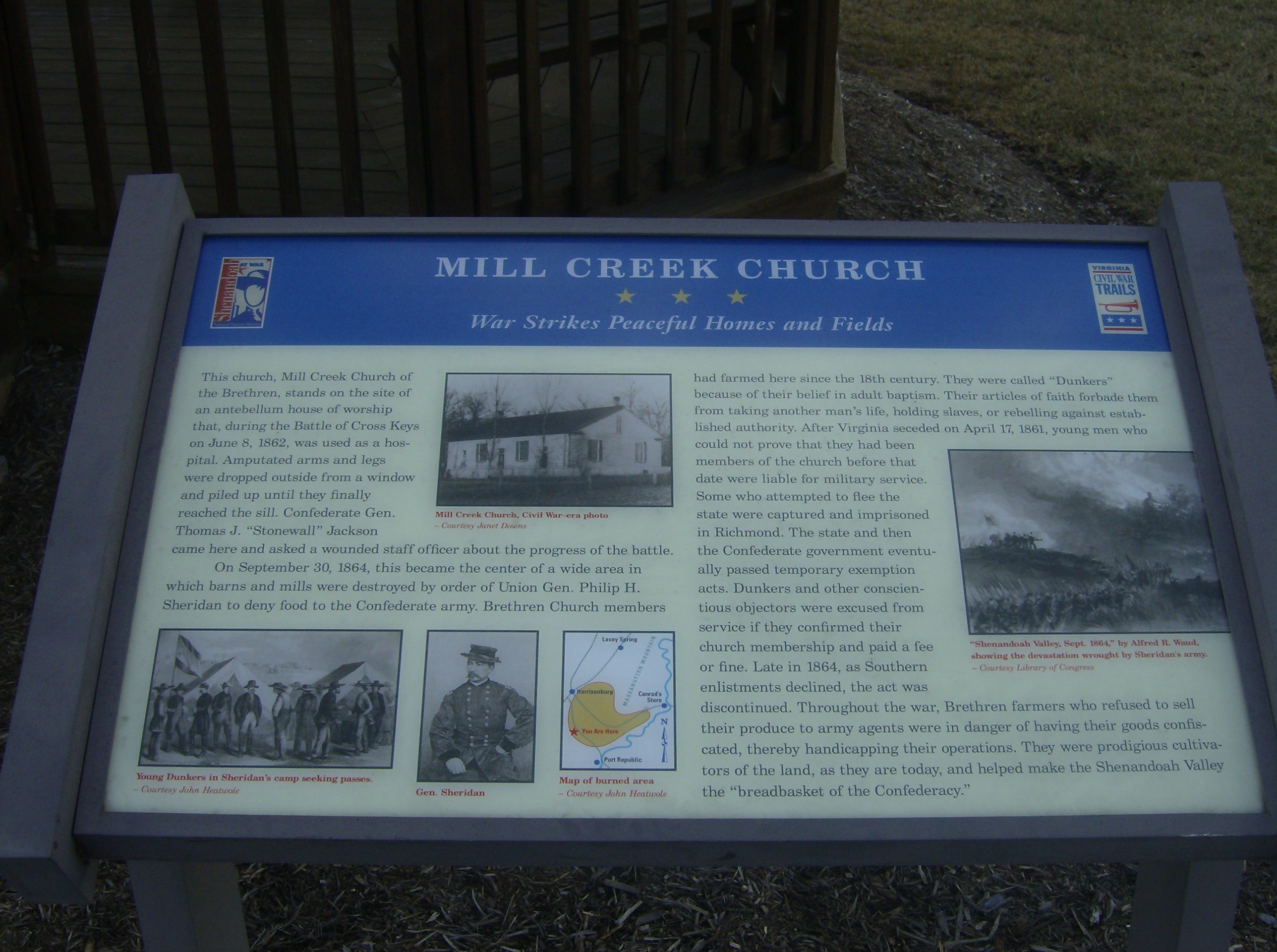 Mill Creek Church Marker