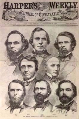 Harper's Weekly Cover<br>Members of the SC Congressional Delegation at the Time of Secession image. Click for full size.