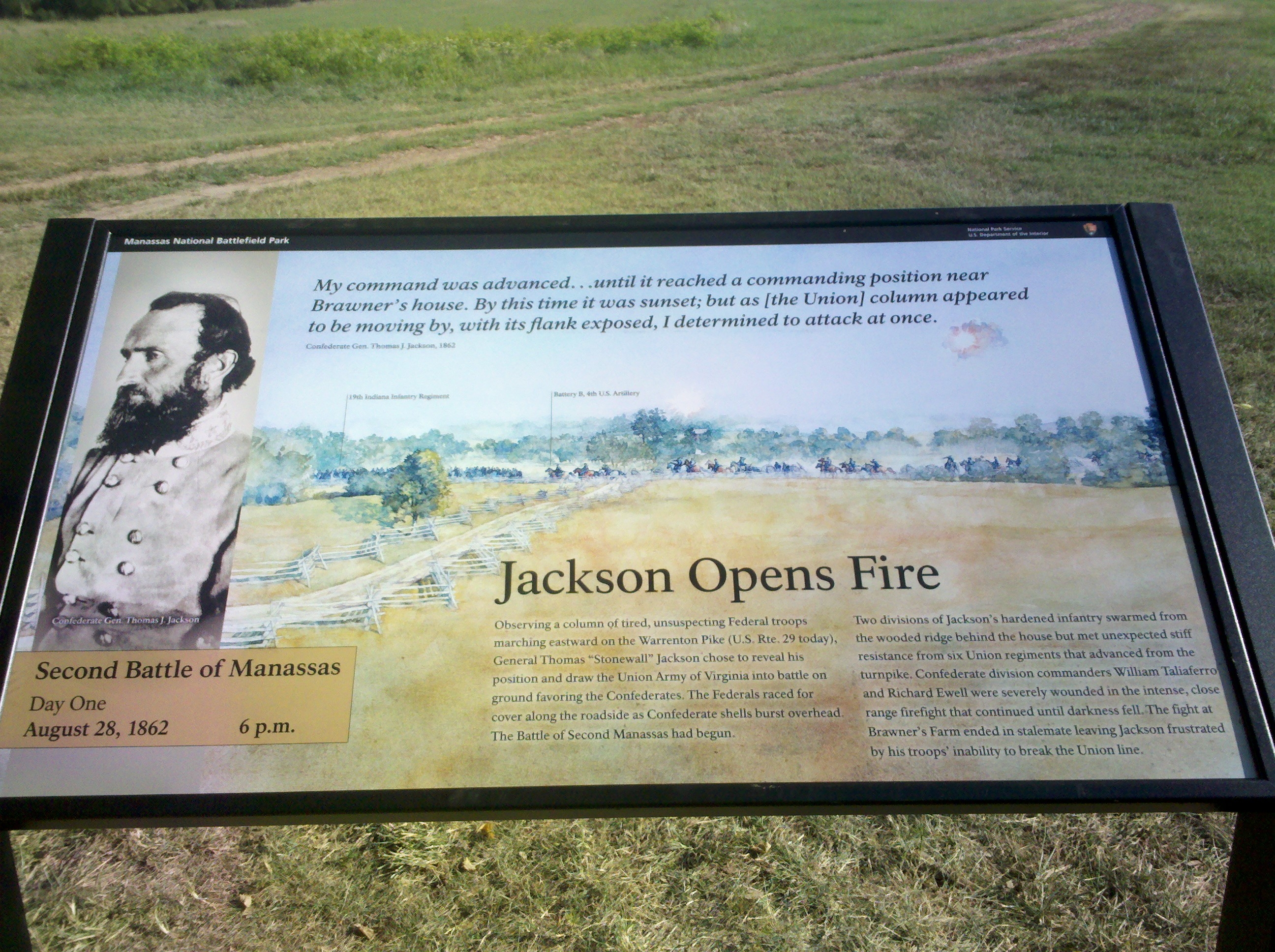 Jackson Opens Fire Marker