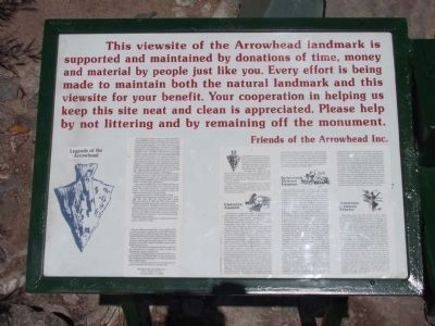 Friends of the Arrowhead, Inc. image. Click for full size.