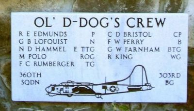 303rd Bomb Group 360th Bomb Squadron - "Ol' D-Dogs" Crew image, Click for more information