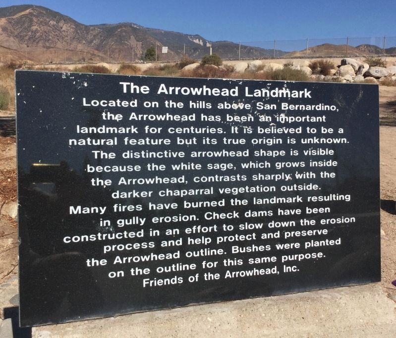 The Arrowhead Landmark Marker image. Click for full size.