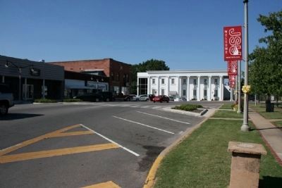 Downtown Jacksonville, Alabama west side of the town square image. Click for full size.
