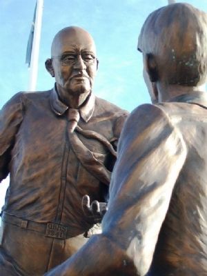 Jack Kilby Statue Detail image. Click for full size.