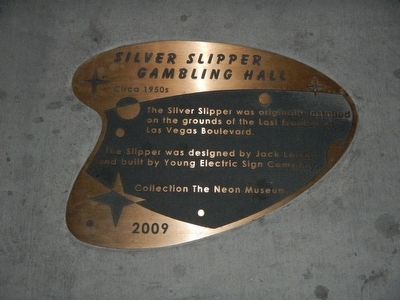 Silver Slipper Gambling Hall Marker image. Click for full size.