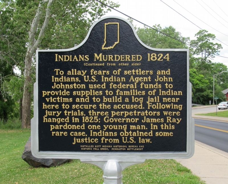 Indians Murdered 1824 Marker image. Click for full size.