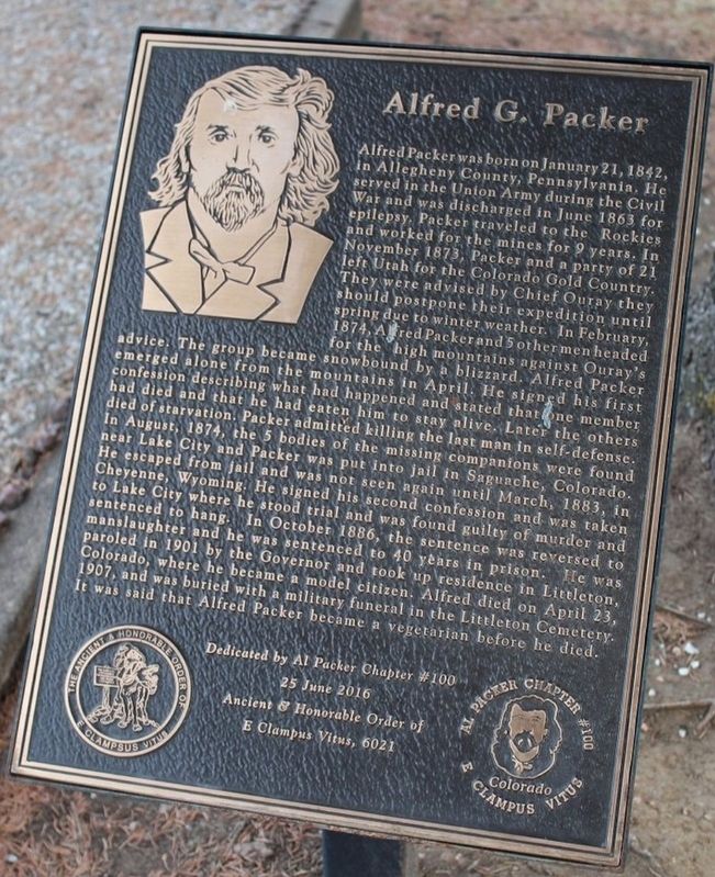 Alfred G. Packer Marker image. Click for full size.