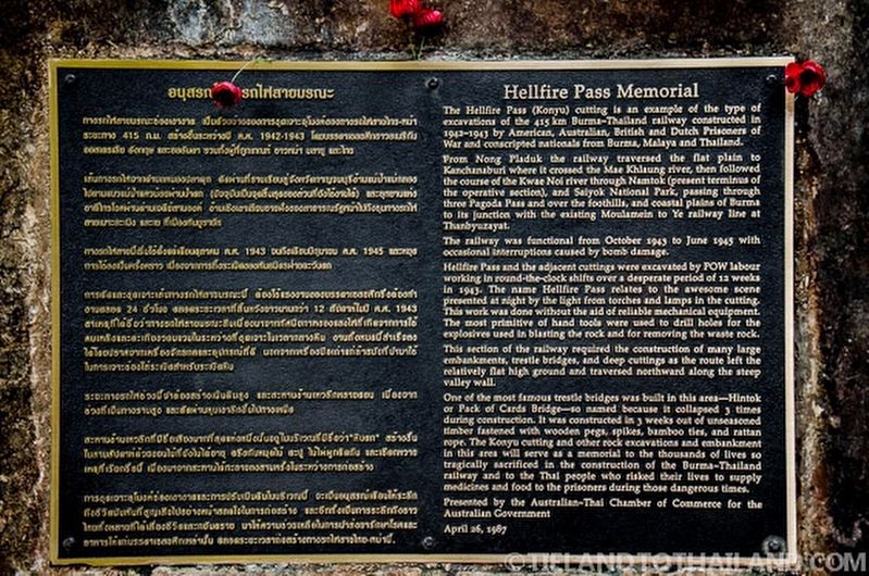 Hellfire Pass Memorial image. Click for full size.