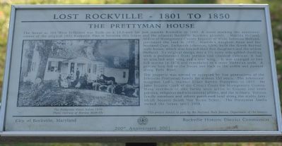 The Prettyman House Marker image. Click for full size.