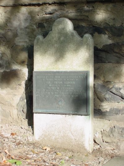 Col. Jacob Stroud Marker image. Click for full size.