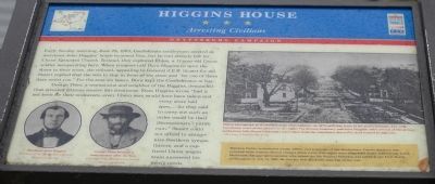 Higgins House - Arresting Civilians Marker image. Click for full size.