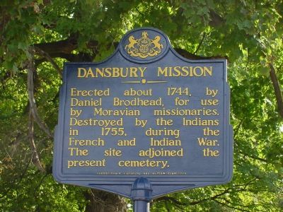 Dansbury Mission Marker. Click for full size. Dansbury Mission Marker image. Click for full size.