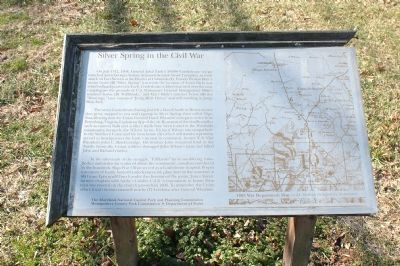 Silver Spring in the Civil War Marker image. Click for full size.