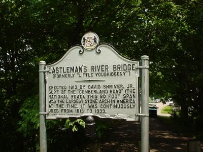 Castleman's River Bridge Marker image. Click for full size.