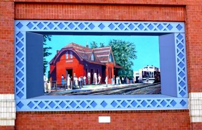 B&O Railroad Station Mural image. Click for full size.