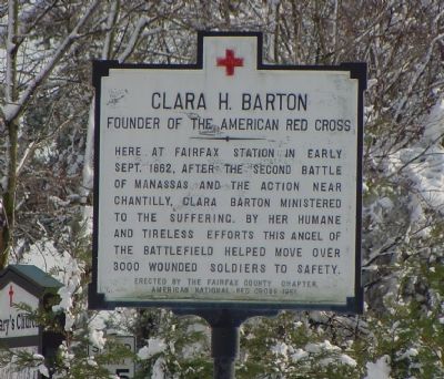 Clara H. Barton Marker image. Click for full size.