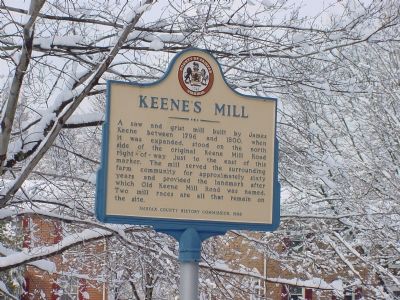 Keene's Mill Marker image. Click for full size.