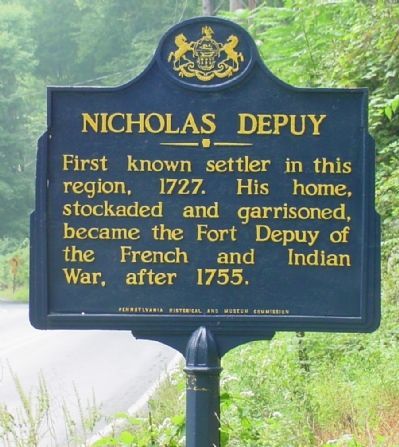 Nicholas Depuy Marker image. Click for full size.