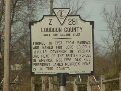 Marker's Loudoun County Face. Click for full size. Marker's Loudoun County Face image. Click for full size.