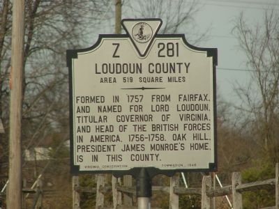 Marker's Loudoun County Face image. Click for full size.