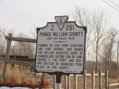 Marker's Prince William County Face image. Click for full size.