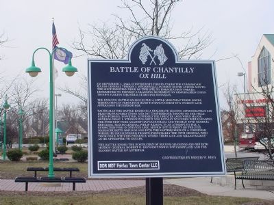 Battle of Chantilly Marker. Click for full size. Battle of Chantilly Marker image. Click for full size.