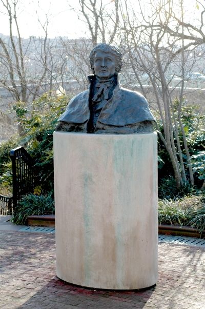 Bust of Francis Scott Key image. Click for full size.