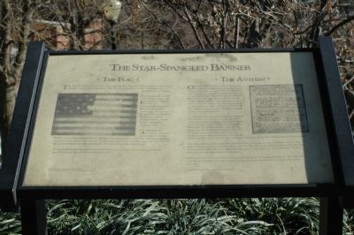The Star-Spangled Banner Marker. Click for full size. The Star-Spangled Banner Marker image. Click for full size.
