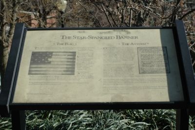 The Star-Spangled Banner Marker image. Click for full size.