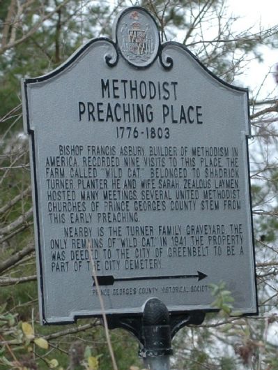 Methodist Preaching Place Marker image. Click for full size.