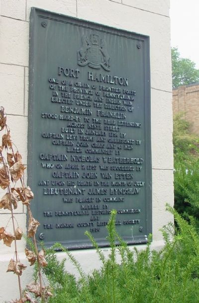 Fort Hamilton Marker. Click for full size. Fort Hamilton Marker image. Click for full size.
