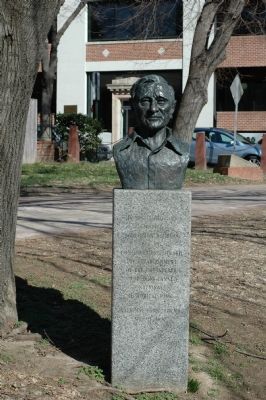 Bust of William O. Douglas image. Click for full size.