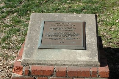 Georgetown Historic District Marker image. Click for full size.