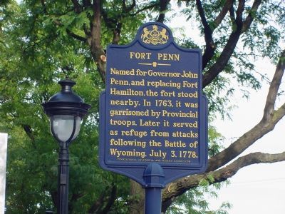 Fort Penn Marker image. Click for full size.