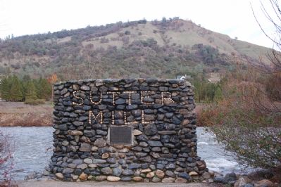 Sutter's Mill Site Monument image. Click for full size.
