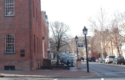 Gadsby's Tavern Markers. Click for full size. Gadsby's Tavern Markers image. Click for full size.