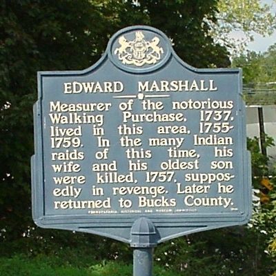 Edward Marshall Marker image. Click for full size.