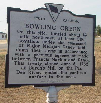Bowling Green Marker image. Click for full size.