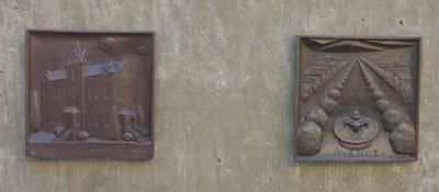Bronze Reliefs on Pedestal, Back image. Click for full size.