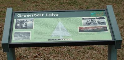 Greenbelt Lake Marker image. Click for full size.