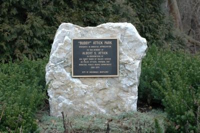 Memorial to Buddy Attick image. Click for full size.