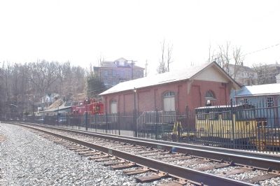 B&O Freight Office, Trackside image. Click for full size.