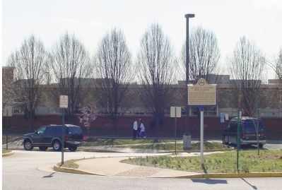 Luther P. Jackson High School and Marker. Click for full size. Luther P. Jackson High School and Marker image. Click for full size.