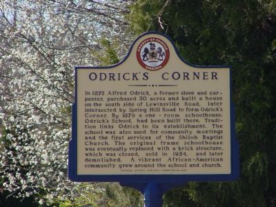 Odrick's Corner Marker image. Click for full size.