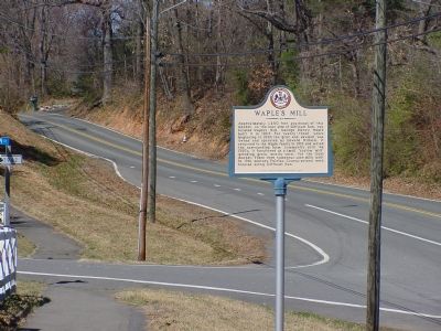 Waple's Mill Marker. Click for full size. Waple's Mill Marker image. Click for full size.