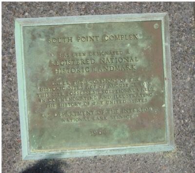 South Point complex Marker image. Click for full size.
