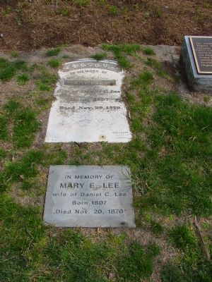 Mary E. Lee Gravestone. Click for full size. Mary E. Lee Gravestone image. Click for full size.