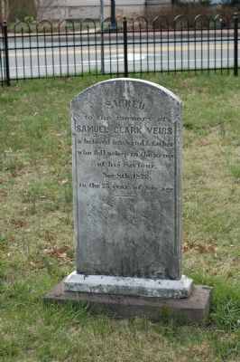 The Gravestone of Samuel Clark Veirs image. Click for full size.
